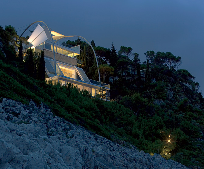 Luxury Mediterranean Cliffside Villa
